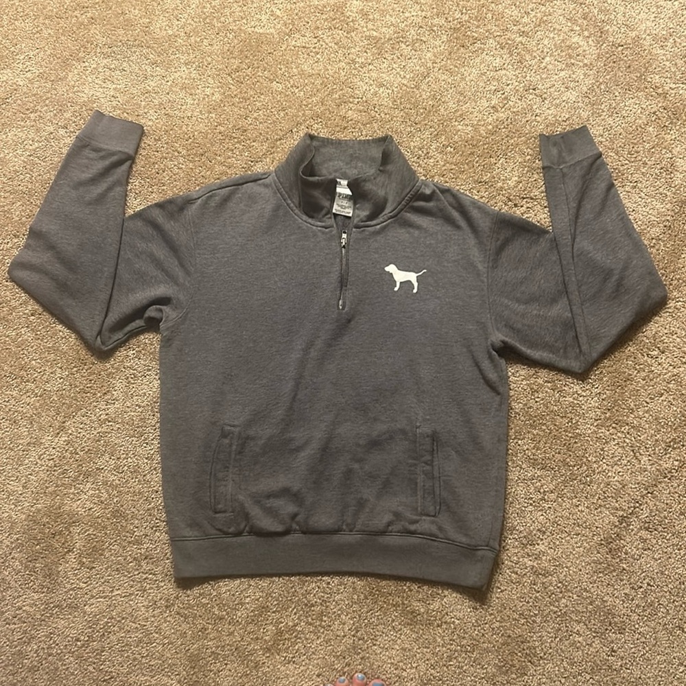 PINK Victoria’s Secret Quarter Zip Sweatshirt